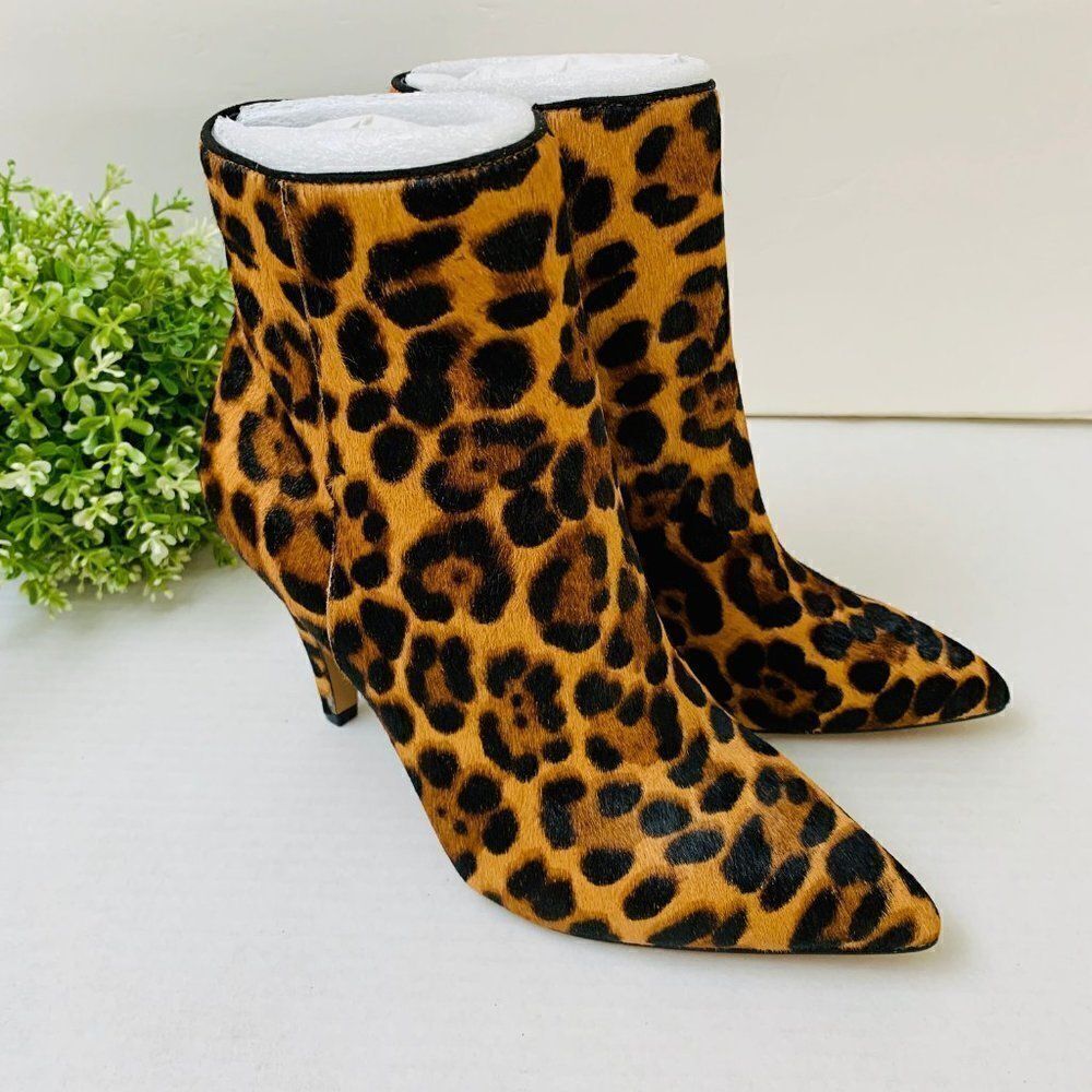 Vince Camuto Nandi2 Pointed Toe Ankle Boot Leopard